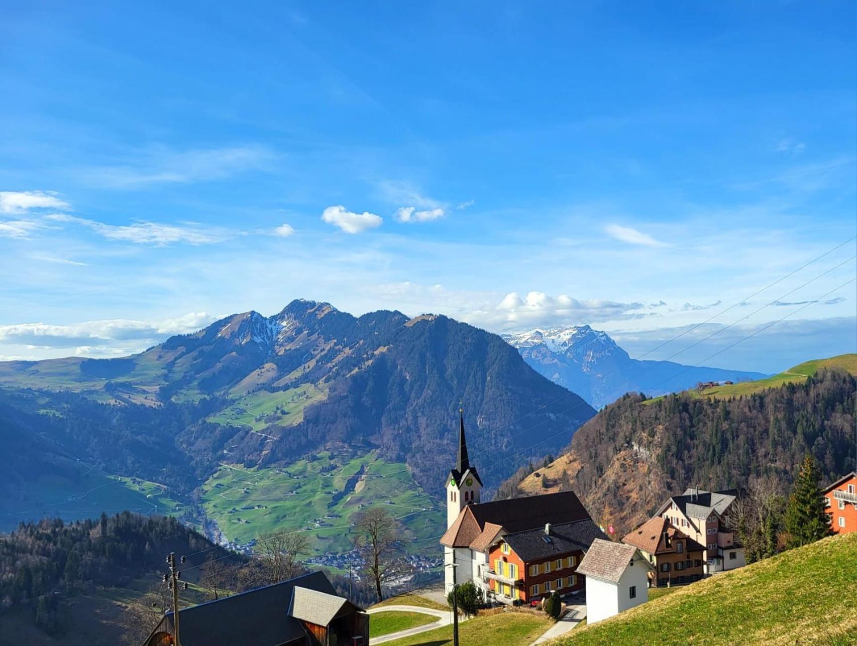 Отель Pilgerhaus Maria-Rickenbach - Anreise Nur Via Luftseilbahn Moeglich Dallenwil Экстерьер фото